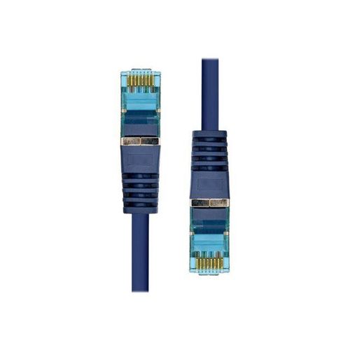 ProXtend - Cordon de raccordement - RJ-45 (M) pour RJ-45 (M) - 50 cm - S/FTP - CAT 6a - sans halogène - bleu