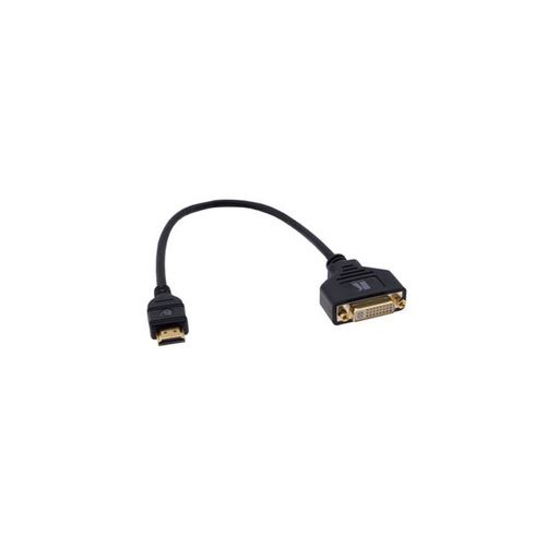 Kramer ADC-DF/HM - Adaptateur vidéo - HDMI mâle pour DVI-I femelle - 30 cm - moulé