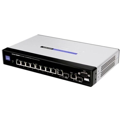 Cisco Small Business Unmanaged SD208P - Commutateur - non géré - 4 x 10/100 (PoE) + 4 x 10/100 - de bureau - PoE