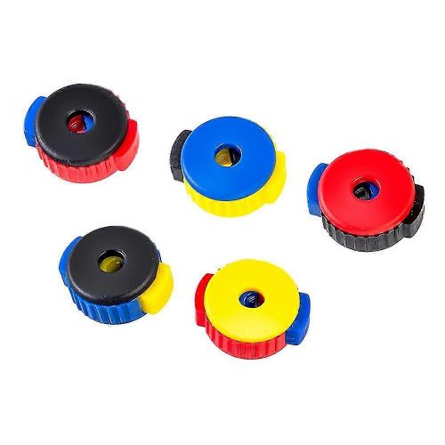 5pcs Tambour Cymbale Mate Libération Rapide Tambour Accessoires Mix Couleur Push-On Design Pratique À Utiliser