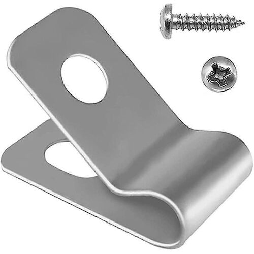 Lot De 100 Clips De Clôture De Ferme En Acier Inoxydable Avec Vis À Fil