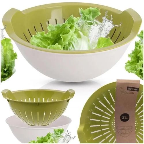 Passoire De Cuisine Avec Bol Ela 3l Vert