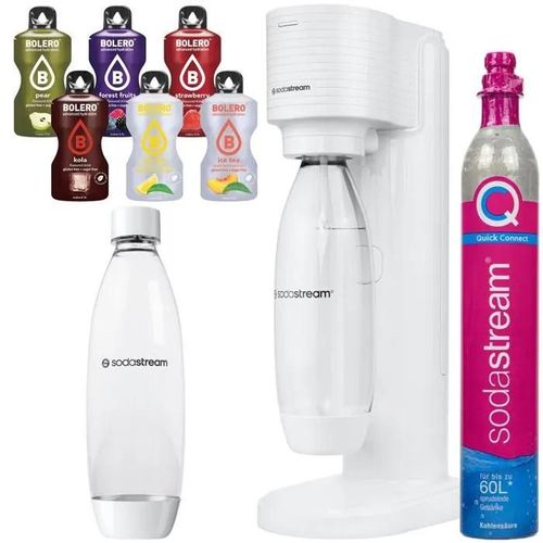 SodaStream Gaia White une bouteille + boléro