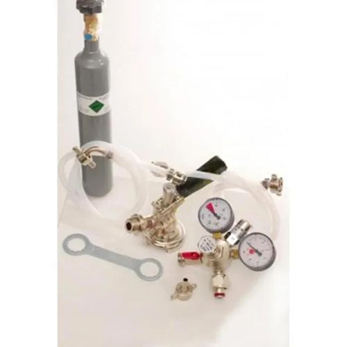 Paquet d'accessoires 1 - ICH-ZAPFE.DE - Tete de fut-type A - Tuyau à bière 10mm - Bouteille CO2 0,5kg