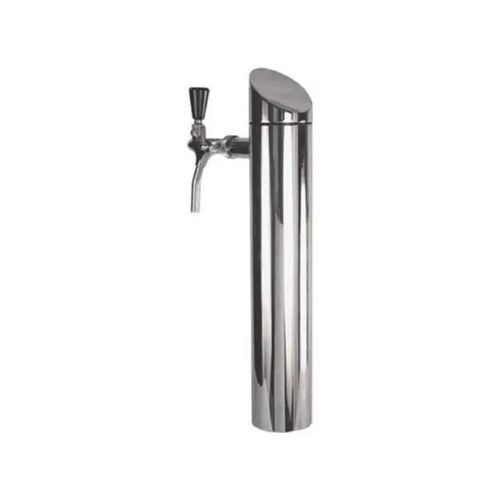Colonne à bière - ICH-ZAPFE.DE - Modèle Tower - Poli - 1 ligne - Hauteur 51 cm