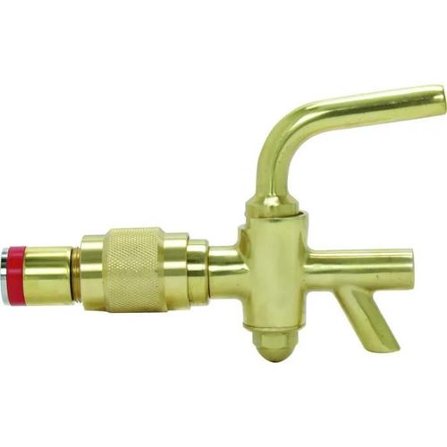 Robinet tireuse a biere, Robinet compensateur - Dispositif de verrouillage automatique, laiton