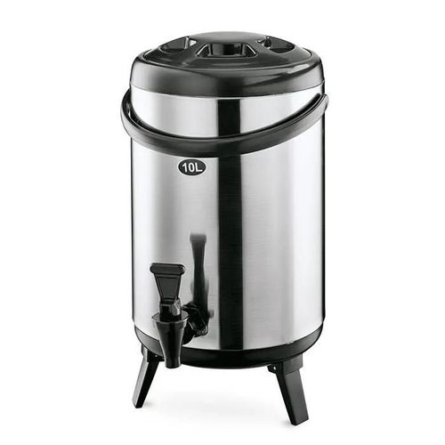Distributeur de boissons chaudes - ICH-ZAPFE.DE - 10L - Isotherme - Acier inoxydable - Robinet