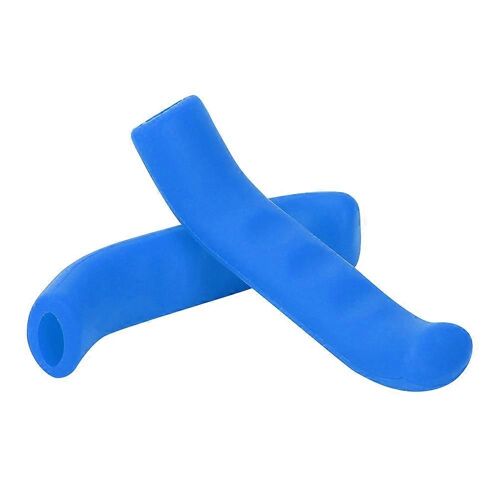 20251 Paire De Housses Antidérapantes En Silicone Pour Guidon De Vélo De Montagne Pliable (Bleu)