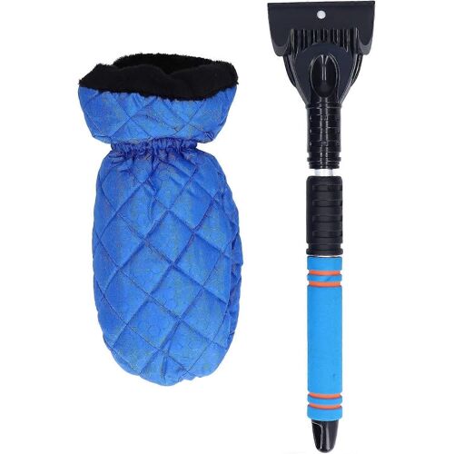Déneigeur De Voiture, Pelle À Neige, Grattoir À Glace Et À Neige Pour Vitres, Dégivreur Rétractable Portable, Déneigeur D'hiver Avec Chaleur