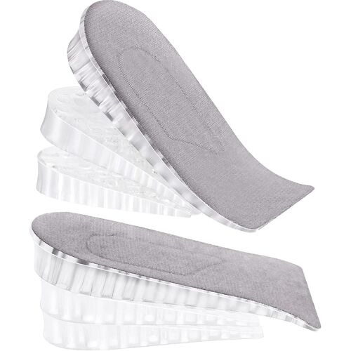 2 Paires D'inserts De Levage De Talon Semelle Intérieure Height Boost Semelle Intérieure Invisible Boost Silicone Support De Talon À 3 Couches Coussinets De Chaussures Réglables En Hauteur Coussinets