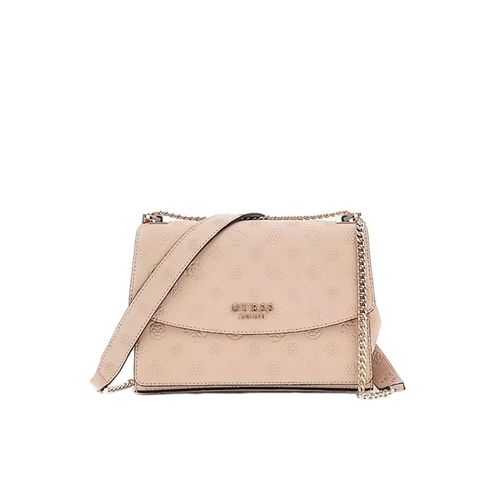 Sac bandoulière Guess Phoebe 4G logo Femme Beige