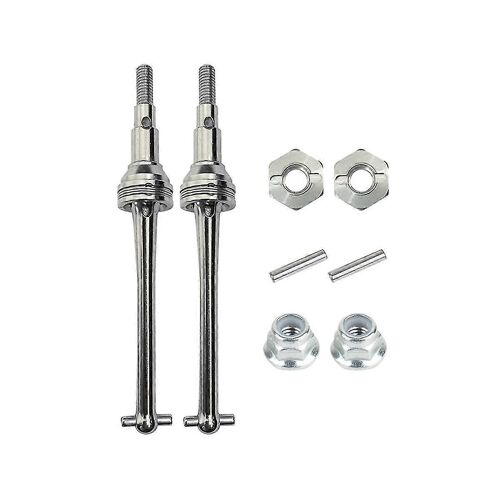 Arbre De Transmission Avant En Métal Cvd Et Hexagone De Roue De 12 Mm Pour Mjx Hyper Go H16 16207 16208 16209 16210 1/16 Rc Car Upgrade Parts