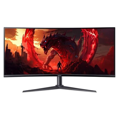 Acer Nitro XZ340CU J0bmiiphx - XZ0 Series - écran LCD - jeux - incurvé - 34" - 3440 x 1440 UWQHD - 250 cd/m² - HDR10 - 1 ms - 2xHDMI, DisplayPort - haut-parleurs - noir