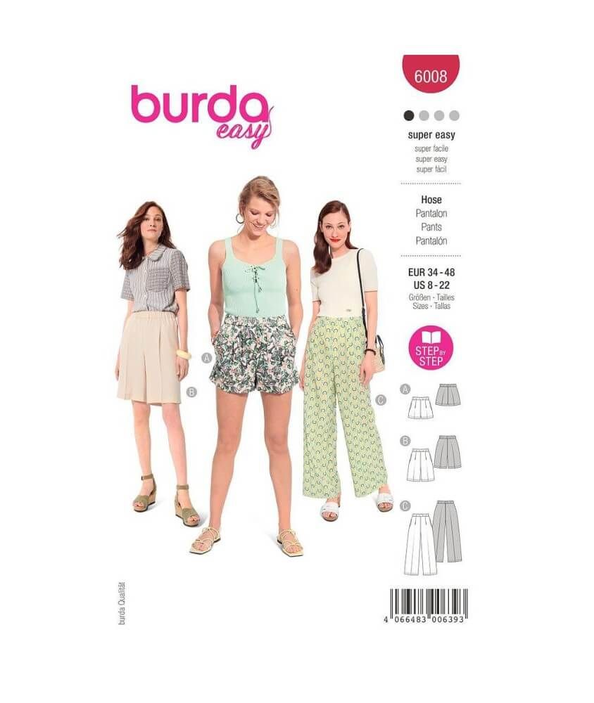 Patron Burda N° 5831 Chemise T 34 à 48 - Mondial Tissus