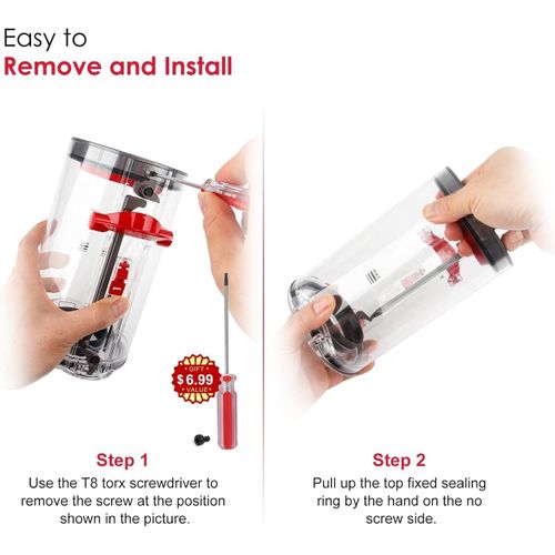 Joint d'étanchéité de rechange pour aspirateur Dyson Cyclone V10 SV12