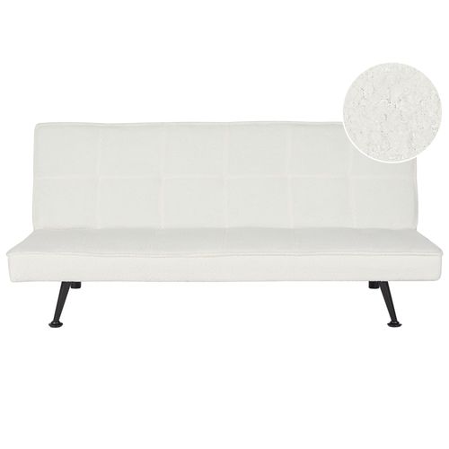 Canapé-Lit Hasle Blanc Bouclé
