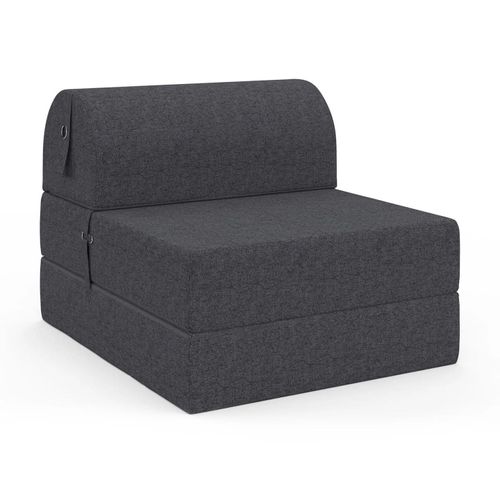 Chauffeuse Paloma En Tissu Gris Anthracite