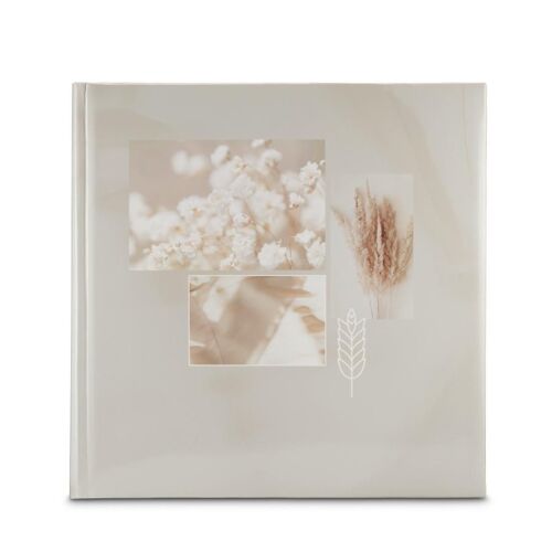 Hama Album Photo Grand Format "Singo Ii", 30x30cm, 100 Pges Blches, Cotton