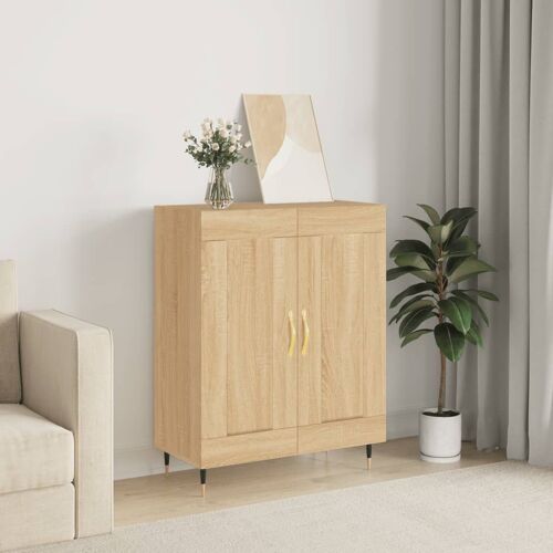 Vidaxl Buffet Chêne Sonoma 69,5x34x90 Cm Bois D'ingénierie