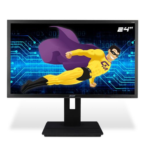 Ecran PC 24" ACER B246HL TFT 5ms 16:9 VGA DVI 60Hz 1920x1080