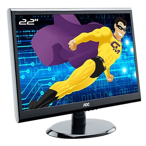Ecran PC 21.5" AOC e2250Swdak 215LM00019 LED VGA DVI Audio WideScreen 16:9 VESA