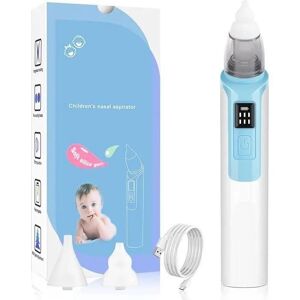 Mouche Bébé Électrique Rechargeable – Aspirateur Nasal Avec 6 Niveaux, Écran LCD Et Musique Apaisante | Idéal Pour Nourrissons Et Enfants