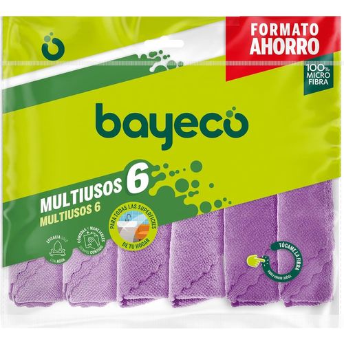 TIANYI-Lot de 6 chiffons en microfibre multi-usages 130 g