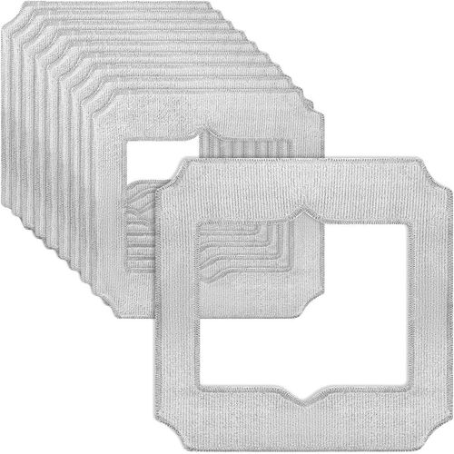 Teppe-10 Pièces Pour Ecovacs Winbot Mini Serpillère Rechange Kit, Microfibre Lingette Robot Lave Vitre Pour Ecovacs Winbot Mini, W-Cc02-0012 Chiffon De Nettoyage, Pour Vitre Nettoyage