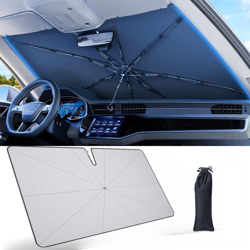 Compatible Avec Citroën C3 Cc21 2025 2026 Pare-Soleil De Voiture Couverture De Pare Brise Avant Protection Parapluie Soleil Pliable Anti Uv Isolation La Chaleur C3 Iv 4 Hybride Accessoires[Z1275]