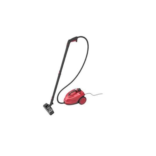 2000 W Nettoyeur Vapeur 5,0 BAR avec 15 Accessoires COSTWAY, Réservoir 1,8 L, Roues Universelles, pour Verre Tapis Plancher, Rouge