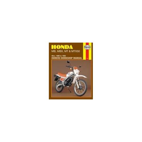 Honda Mb, Mbx, Mt & Mtx50 (80-93) Haynes Repair Manual