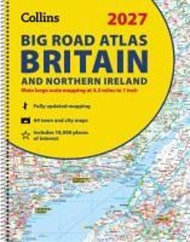 2027 Collins Big Road Atlas Britain And Northern Ireland