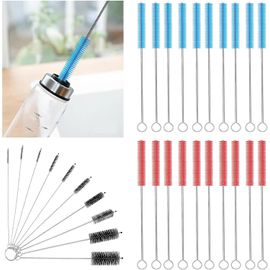 Loc-Goupillon Biberon,30 Pcs Tube De Nettoyage,Goupillon Paille,Goupillon Nettoyage À Paille Petites,Goupillon Bouteille Pour Bébé Biberon Paille E Bouilloire Clavier