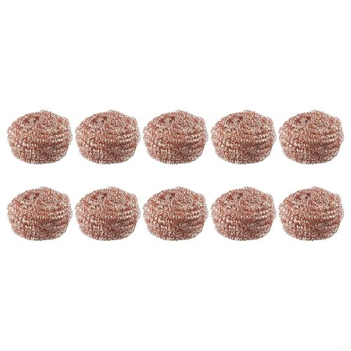 Chenquansarl-Lot De 10 Éponges En Cuivre Pour Nettoyage De Buse Et De Scories De Qualité Professionnelle
