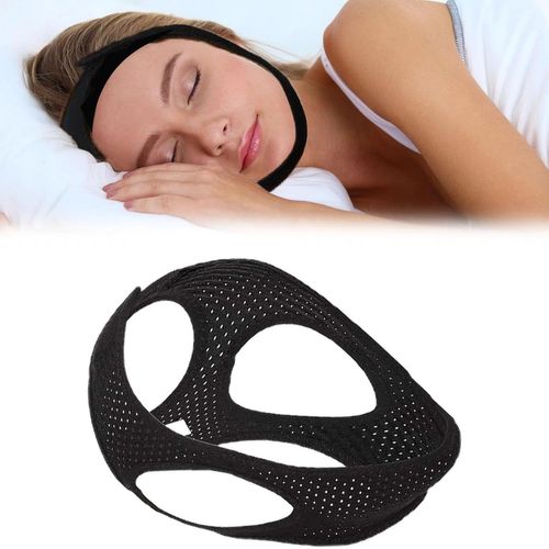 Dispositifs Anti Ronflement,Anti-Ronflement Mentonnière, Anti-Ronflement Pour Aide Sommeil Réduction Ronflement,Anti Ronflement Solution Ronflement Réglable Snore Stopper Strap Pour Hommes F[Z33] 