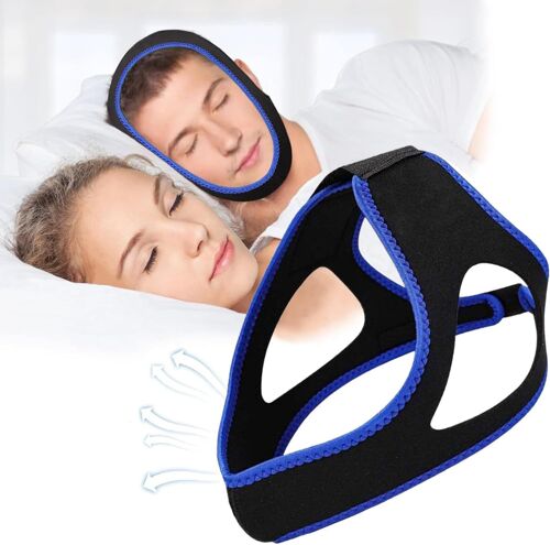 Mentonnière Anti-Ronflement,Mentonnière Pour Utilisateurs De Cpap,Dispositifs Anti-Ronflement,Réglable,Efficace Pour Arrêter Le Ronflement,Aide À Réduire Les Ronflements Pour Homme Et Femme 