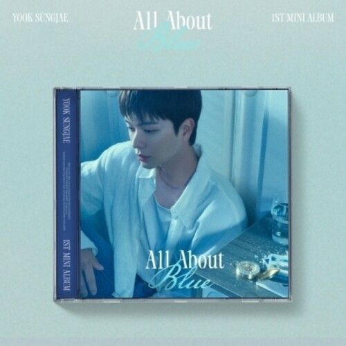 Yook Sungjae - All About Blue - Jewel Case Version - Incl. 16pg Booklet, Sticker + Photocard [Compact Discs] With Booklet, Photos, Stickers, Asia - Import
