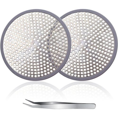 JGD-2 Pièces Drain de Douche en Acier Inoxydable Filtre Douche Cheveux Attrape Cheveux Douche pou Drain de Baignoire pour Cuisine pour Salle