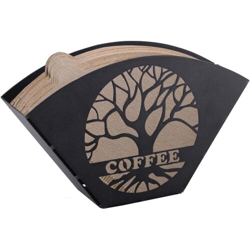 KALANKA-Panier Filtre Papier Filtre à Café Coffee Filter Holder Stockage de Papier Filtre à Café pour Restaurants,Cafés,Hôtels, Cuisines,Salons,Bureaux,Bars,Décorations de Table à Manger