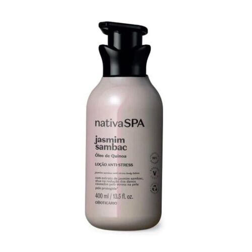 Boticário Nativa Spa Jasmin Sambac Locao Hydratant Pour Le Corps 400 Ml 