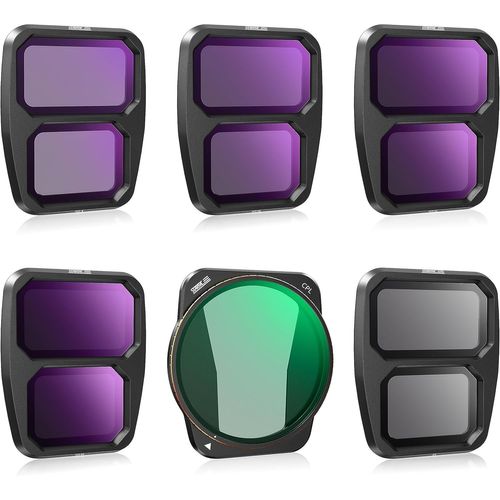 Lot De Filtres Air 3 Nd - Compatible Avec Dji Air 3 Les Accessoires Uv Cpl Nd8 Nd16 Nd32 Nd64 Filtre- Version Aluminium[Cli1310]-Magnetique Et Decouvertes