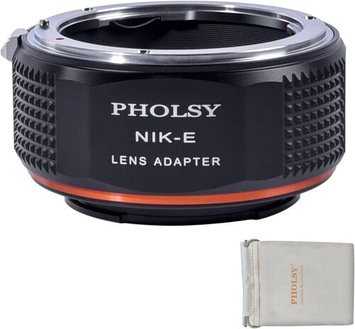Adapter Ring Compatible with Nikon Nikkor AI/F/AIS/AF/AF-I/AF-S Mount Lenses and Sony E Mount Camera, Adapters and Converters