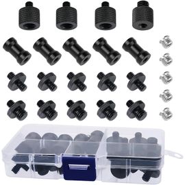 Lot De 24 Adaptateurs De Vis Pour Appareil Photo 1/4 À 1/4 Et 1/4 À 3/8 - Pour Support D'Appareil Photo, Monopode, Rotule, Pied De Flash Avatar[SHY9291971]