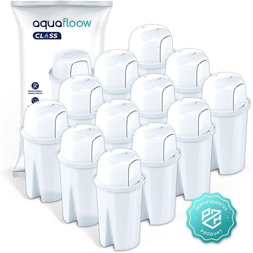 KAKYL-Cartouches De Filtre À Eau|Réduit Du Calcaire,Le Fluorure,Le Chlore|Remplacement Pour Aquaphor B15 Standard,Dafi Classic,Brita Classic,Laica,Les Filtres Nettoient L'Eau-12 Pièces