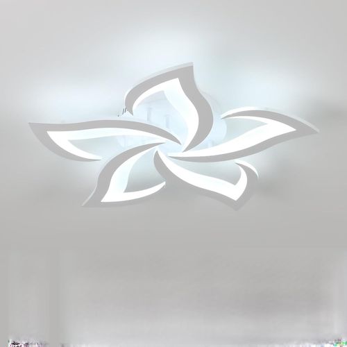 Plafonnier Led Dimmable, Luminaire Plafonnier 40w 4700lm, Télécommande/App, 3000k-6500k ¿60cm, Lampe De Plafond Per Salon Chambre