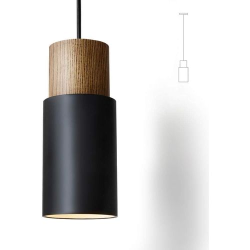 Suspension Vintage Luminaire Industrielle, Aluminium E27 Plafonnier Rétro, Idéal Éclairage Intérieur, Lampe Cuisine Salon Salle À Manger Chambre, (1 Pièce/Noir)