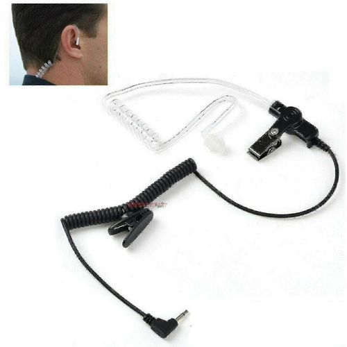 3,5 mm Police Listen Only Casque d'oreillette à tube acoustique pour micro de haut-parleur Motorola