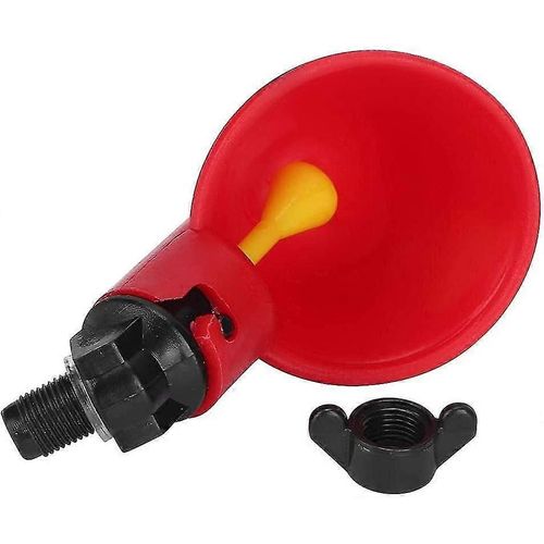Épuisement,10 Pièces Bétail Bol D'eau Rouge Automatique Équipement De Support De Mamelon