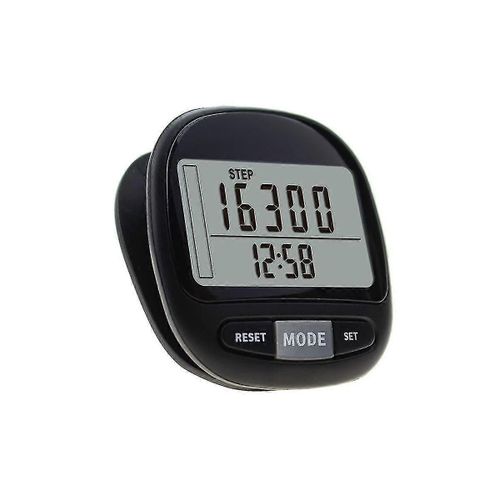 Podomètre 3d Pour La Marche Avec Clip Et Sangle,Compteur De Calories,Mémoire De 7. Compteur De Pas Précis Pour M