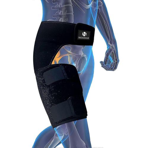 Attelle De Hanche Pour Soulager La Douleur Sciatique, Manchon De Compression Des Ischio-Jambiers, Attelle D'aine, Ceinture Si, Support Reglable Pour Articulation Si, Nerf Sciatique, Remplacement De Hanche, H( )